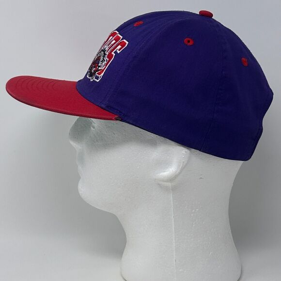 Toronto Raptors Baseball Hat Cap Adidas NBA Basketball 6 Panel Snapback Purple - Picture 11 of 14